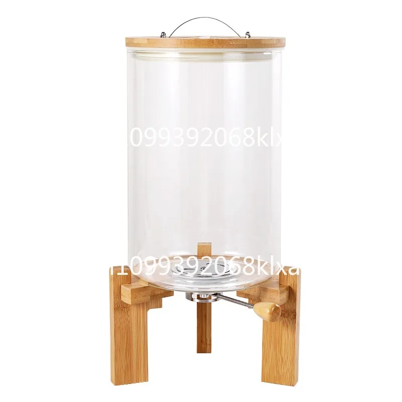 

Household rice storage bucket glass rice tank insect-proof and moisture-proof miscellaneous grain sealed box 5L 7.5L