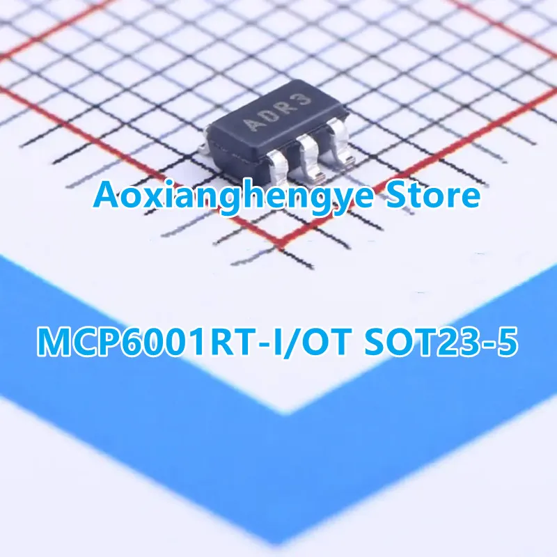 5 قطعة MCP6001T-I/OT MCP6001T-E/OT MCP6001UT-E/OT MCP6001RT-I/OT MCP6001RT-E/OT MCP6001T-I/LT SOT23-5/SC70-5 1MHz منخفضة الطاقة Op Amp