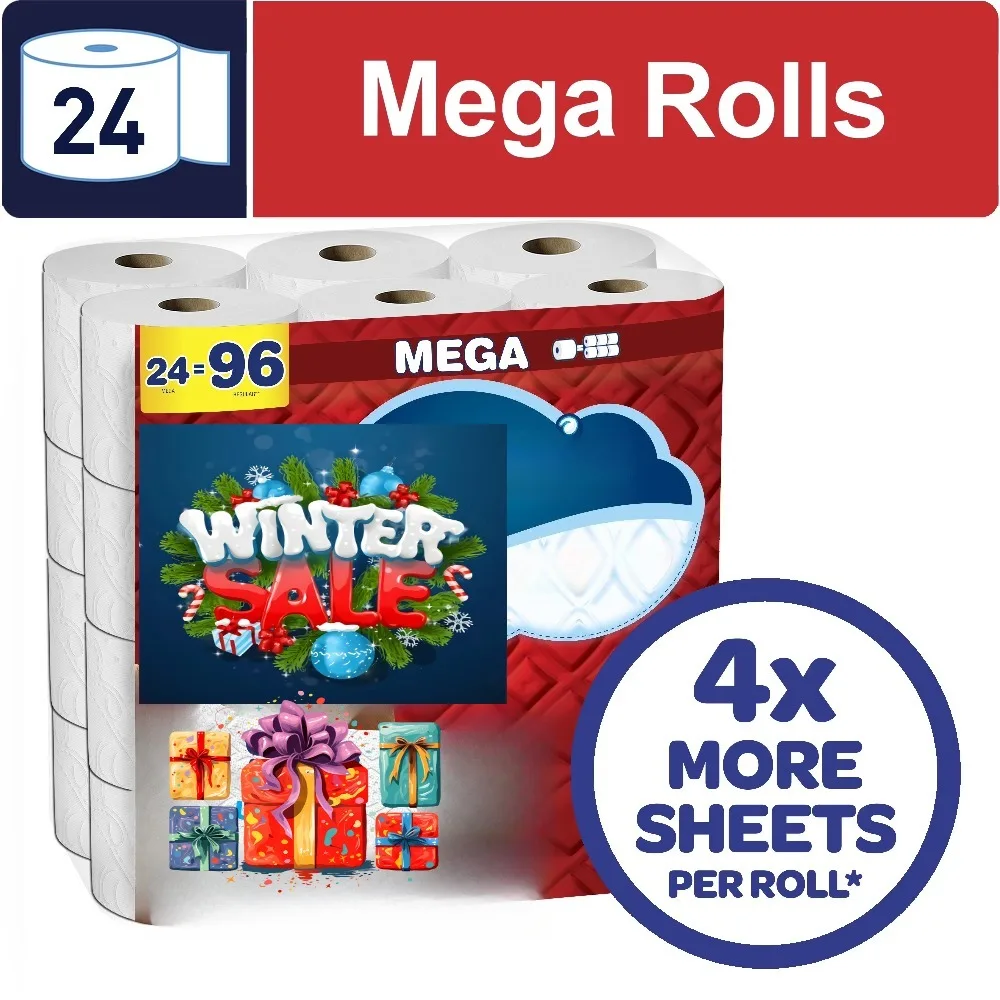 

Туалетная бумага 24 Mega Roll, ультрапрочная, 220 листов в рулоне, 2-слойная, мягкая, для дома, оптом, товары для ванной комнаты