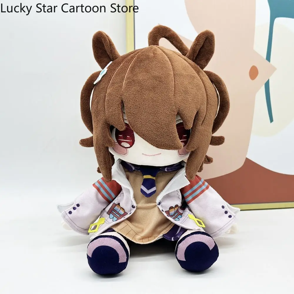 

30 см Umamusume: Pretty Derby, аниме, сидячая поза, мультяшное платье, хлопковые фигурки, подарок для косплея, игра на день рождения, Хэллоуин