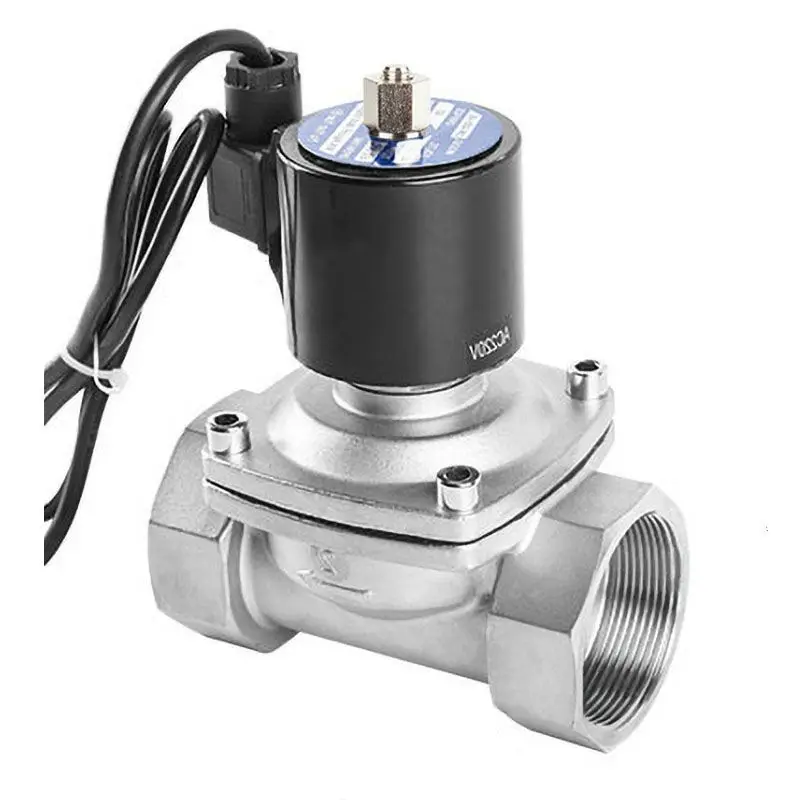 

2" Normally Open Fountain Solenoid Valve 220V 110V 24V 12V Stainless Steel Waterproof Solenoid Valves For Underwater