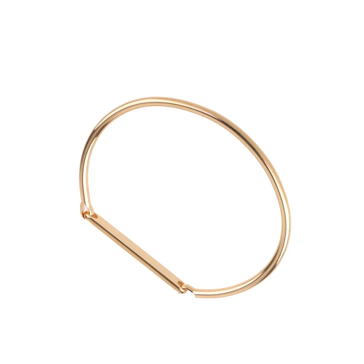 

Golden Bracelet Stainless Steel Cuff Lightweight Women Jewelry Premium Material Stylish Bracelets Metal Hand Ornament Daily Use