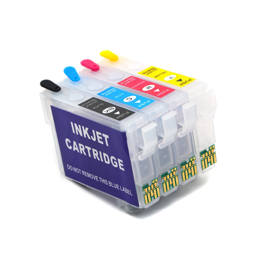 

4Pcs 212 212XL Refill Ink Cartridge with Chip for Epson XP-2100 XP-4100 WF-2810 WF-2830 WF-2850 Printer