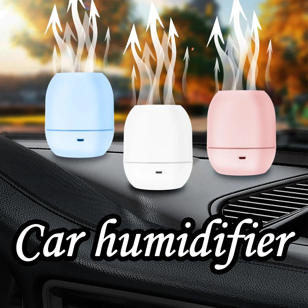 Mini Ultrasonic Air Humidifier LED Lamp USB Essential Oil Diffuser Car Purifier Aroma Anion Mist Maker With Romantic Ligh