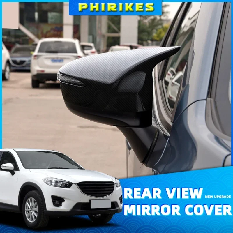 

For Mazda CX-5 CX5 2015 2016 Car Wing Door Side Rearview Mirror Cover Lid Cap Shell House For Mazda CX-3 CX3 2016 2017 2018 2019