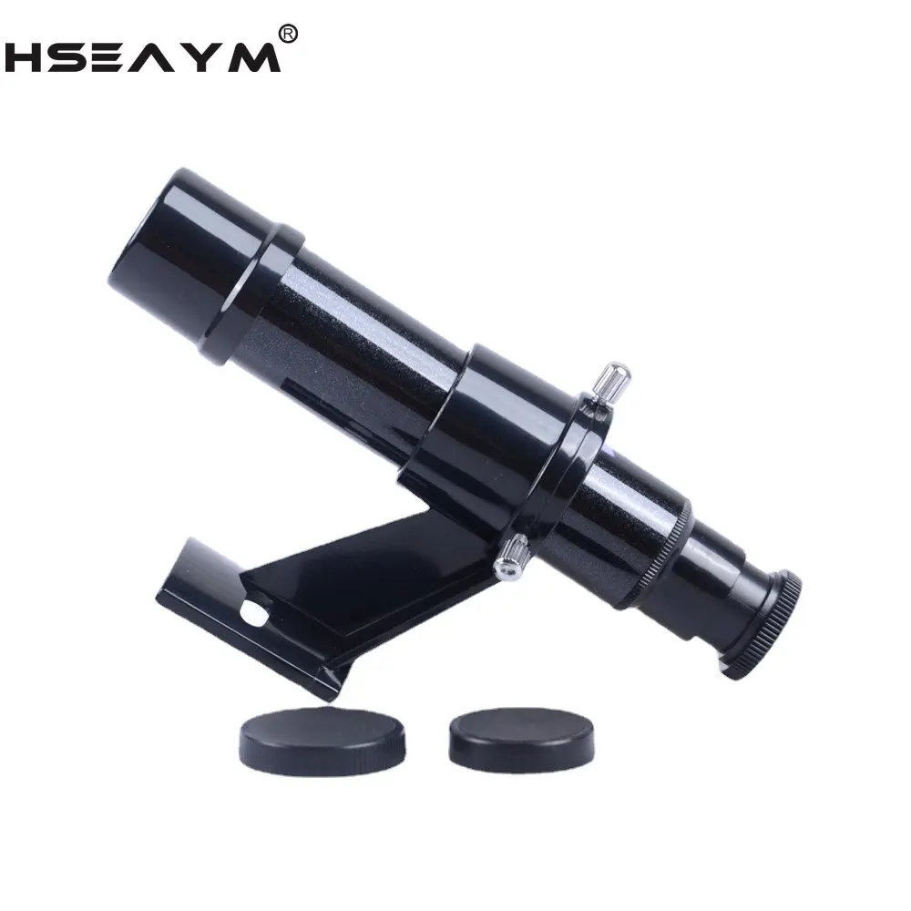 HSEAYM Guide Scope Astronomical Telescope Accessories 5X24 Plastic Finderscope Star Pointer Finder Sight Bracket Crosshair