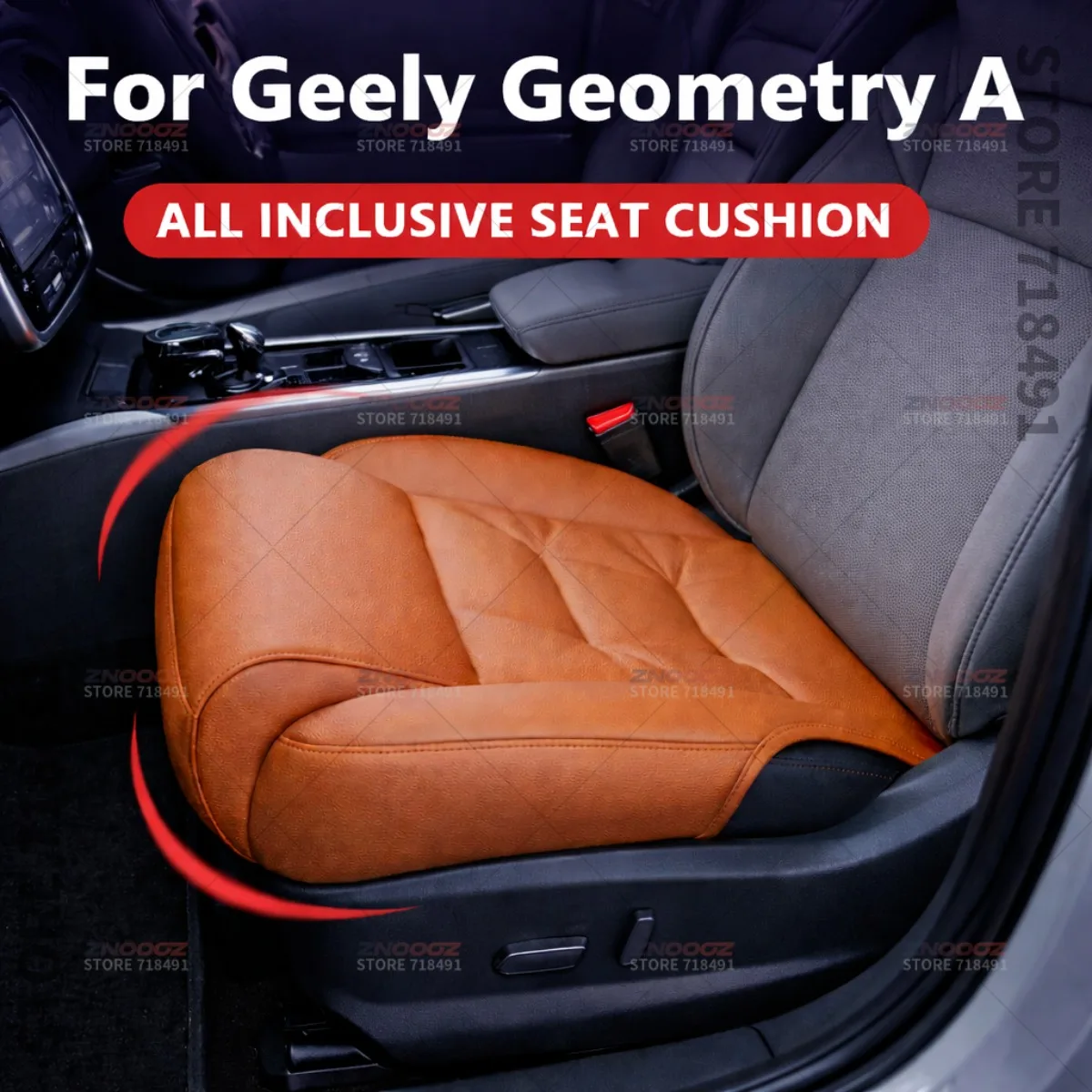 For Geely Geometry A Car Seat Leg Support Extension Seat Cover Memory Foam Extender Cushion Interior Accessories