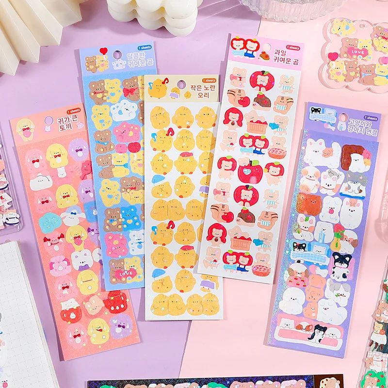 adesivo-de-estilo-coreano-para-diario-criativo-decoracao-de-desenho-animado-de-menina-fofa-diy-para-cartoes-pequenos-e-goo-cards