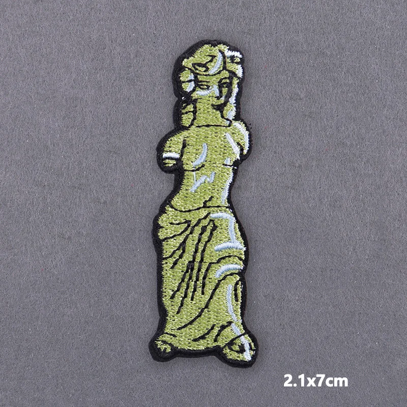 Hippie-Aufnäher zum Aufbügeln, thermoadhäsiver Patch für Kleidung, Rock-Stil, Stickerei-Aufnäher für Kleidung, Jesus-Applikationen-Aufkleber, DIY – Detail 35
