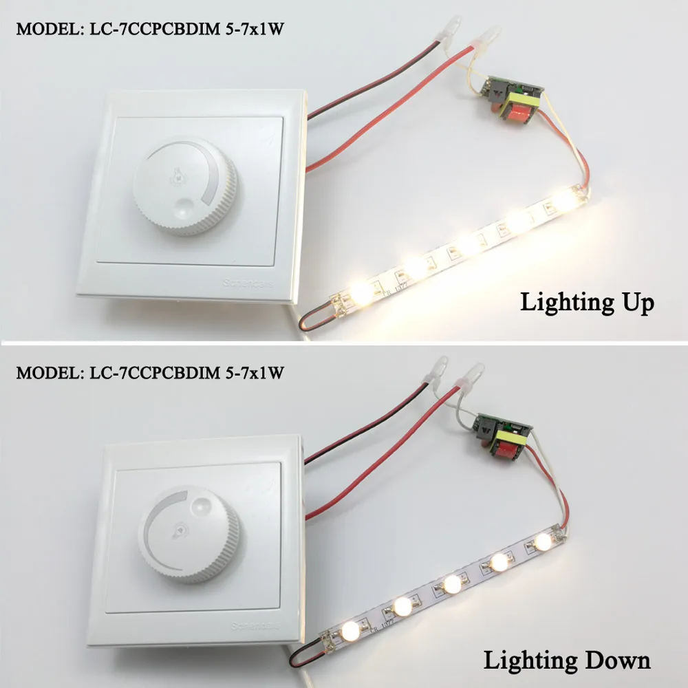 Dimmable LED Driver 1W 3W 5W 7W 9W 12W 15W 18W 24W Lighting Transformers 300mA 3-15V 15-60V Dimming Power Supply