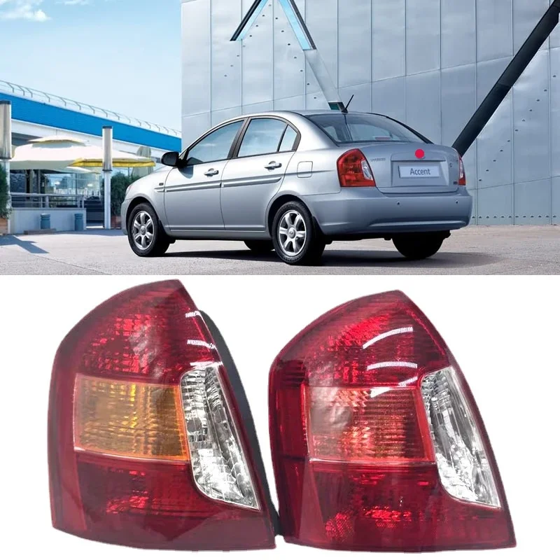 

for Hyundai Accent rear tail light half assembly 06 07 08 reversing light turn signal tail light cover lamp shell surface