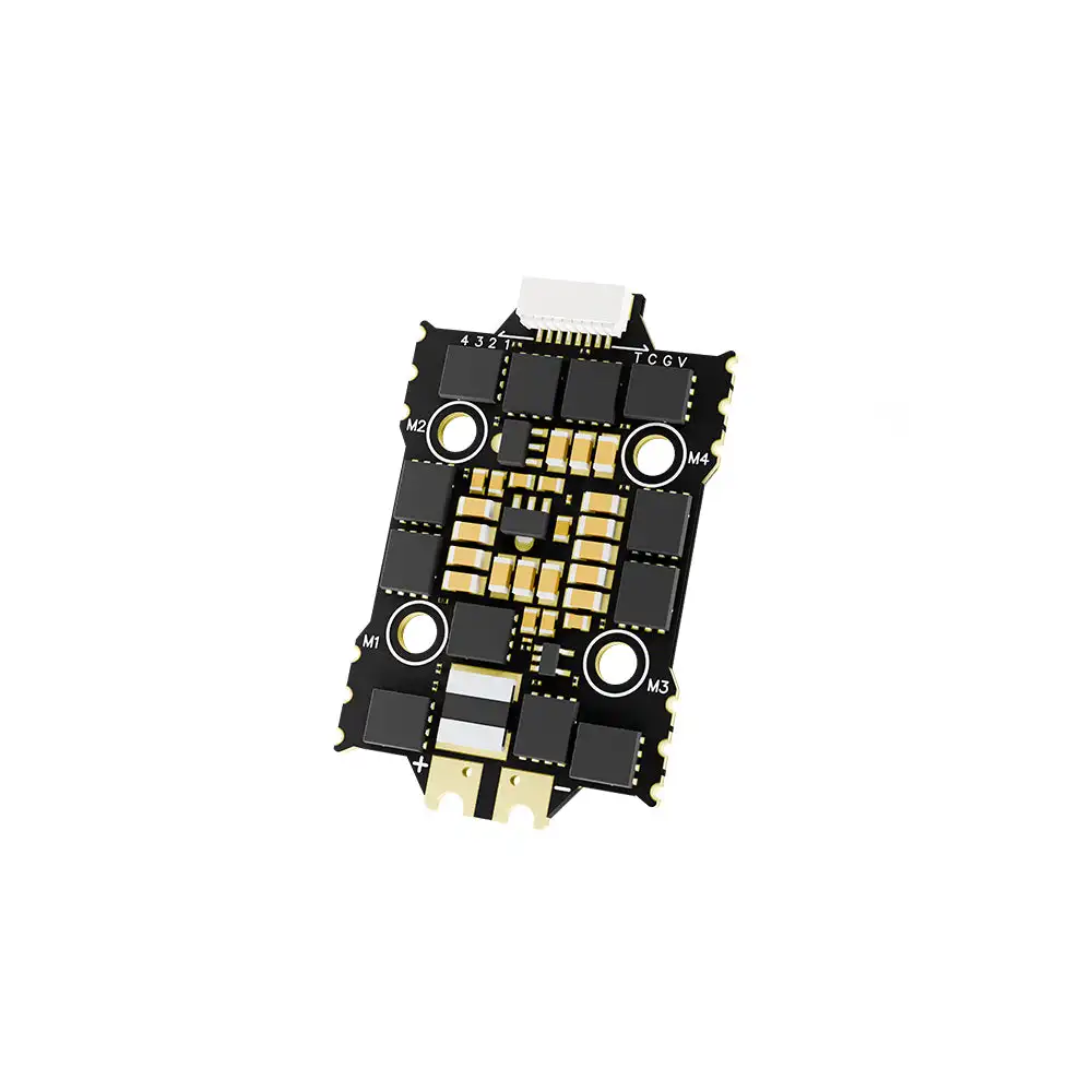 

60A 4IN1 6S 32Bit MINI V1 ESC HGLRC High Refresh Rate DShot ESC, Compact Size Compatible Mini FPV Frame Builds