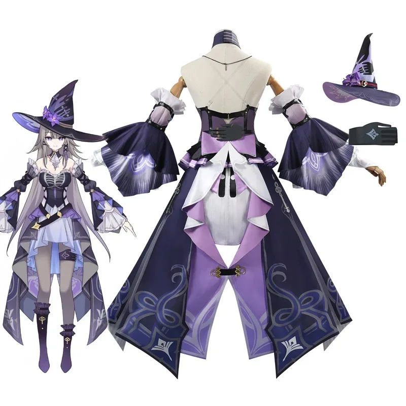 Juego Honkai Star Rail nuevo disfraz de Cosplay de Herta disfraz de Cosplay de Herta traje de juego de rol de Anime cómico para mujer
