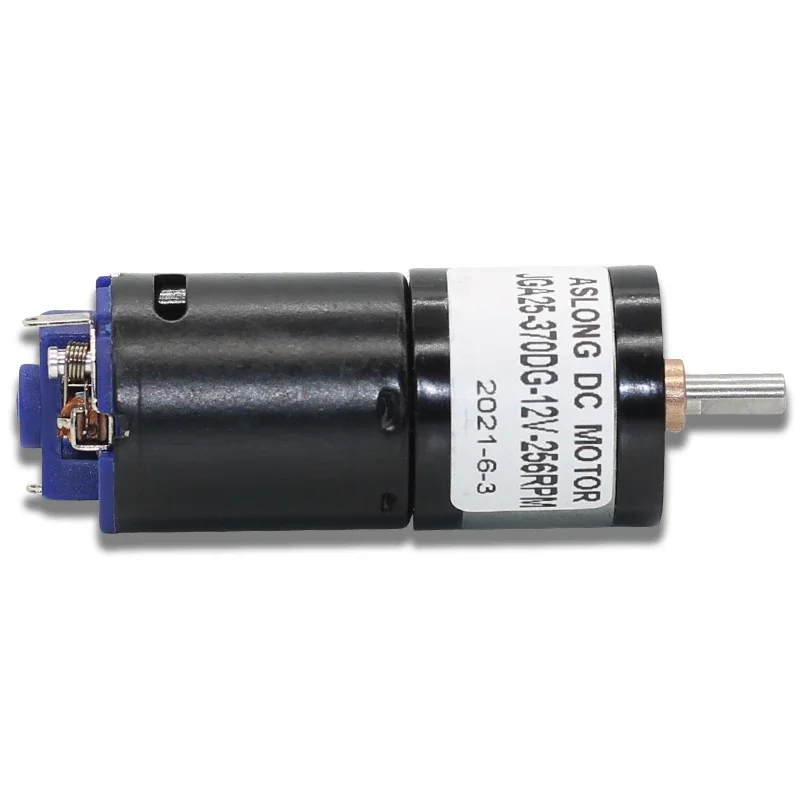 Мотор-редуктор постоянного тока 25 мм, 6 В, 12 В, JGA25-370, HIGH TORQUE, двигатель с длинным валом 12/25 мм
