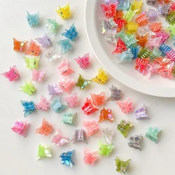 10pcs Cute Butterfly Small Hair Claw Clip Fashion Mini Hair Clips Korean Colorful Girls Hair Clamps Hairpin Kid Hair Accessories