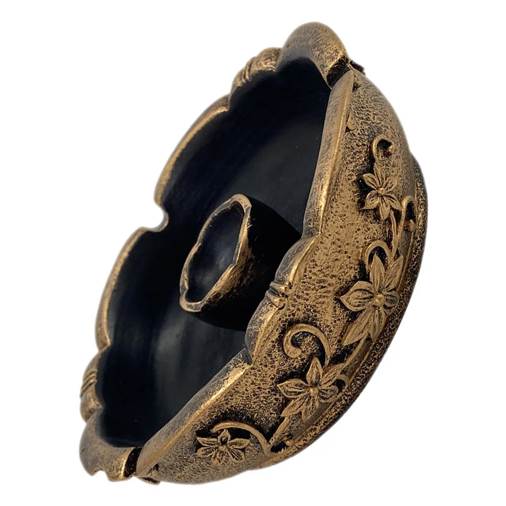 

Golden Holder Vintage Incense Burner Resin Stick Incense Stand Desktop Censer Decor For Living Room Bedroom Office