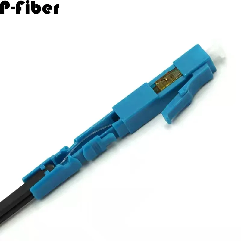 LC optical fiber quick connector 20pcs cold joint square drop round cable photoelectric composite cable  P-fiber