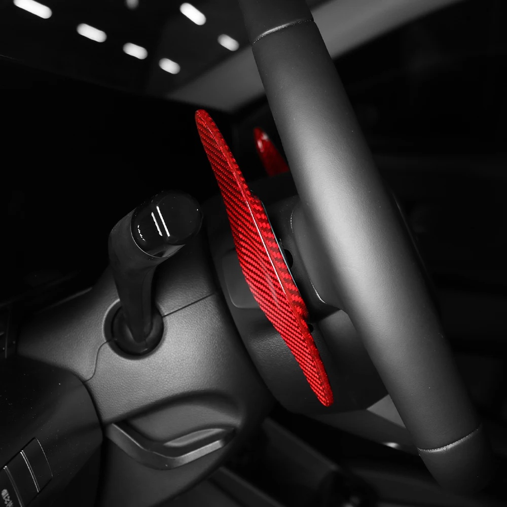 لشركة هيونداي كونا SX2 2024 2025 2026 ريال ألياف الكربون عجلة القيادة مجداف شيفتر والعتاد التحول تمديد غطاء الكسوة الملحقات