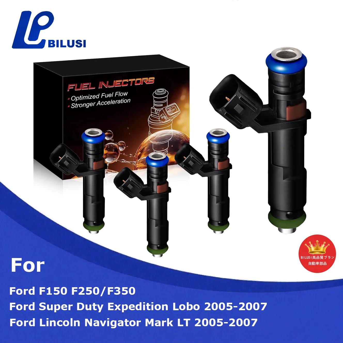 

Bilusi Fuel Injectors For Ford F150 F250 F350 Super Duty Expedition For Lincoln Navigator Mark LT OE:5C3Z9F593DA 5C3Z9F593DC