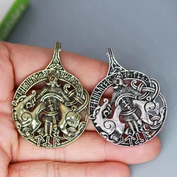 3Pcs/lot Norse Mythology Valknut Charm Pendant For DIY Necklace Handmade Jewelry Making