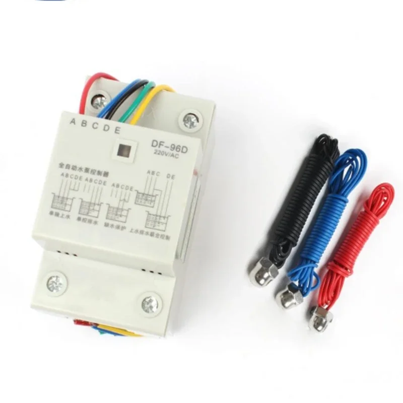 DF-96ED Automatic Water Level Controller Switch 10A 220V Water tank Liquid Level Detection Sensor Water Pump Controller