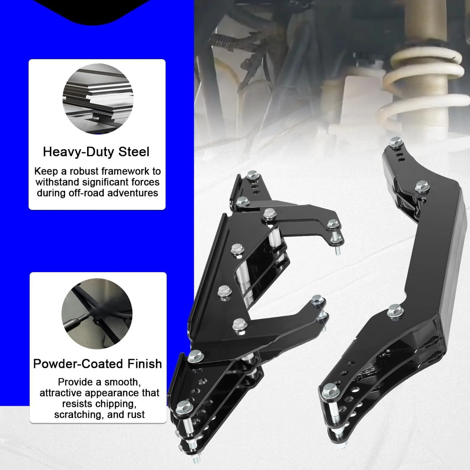 

Asjustable Lift Kit 2''-3'' Front Rear Suspension Full Lift Kit For 2009-2014 Polaris RZR S 800 , 2010-2014 Polaris RZR 4 800
