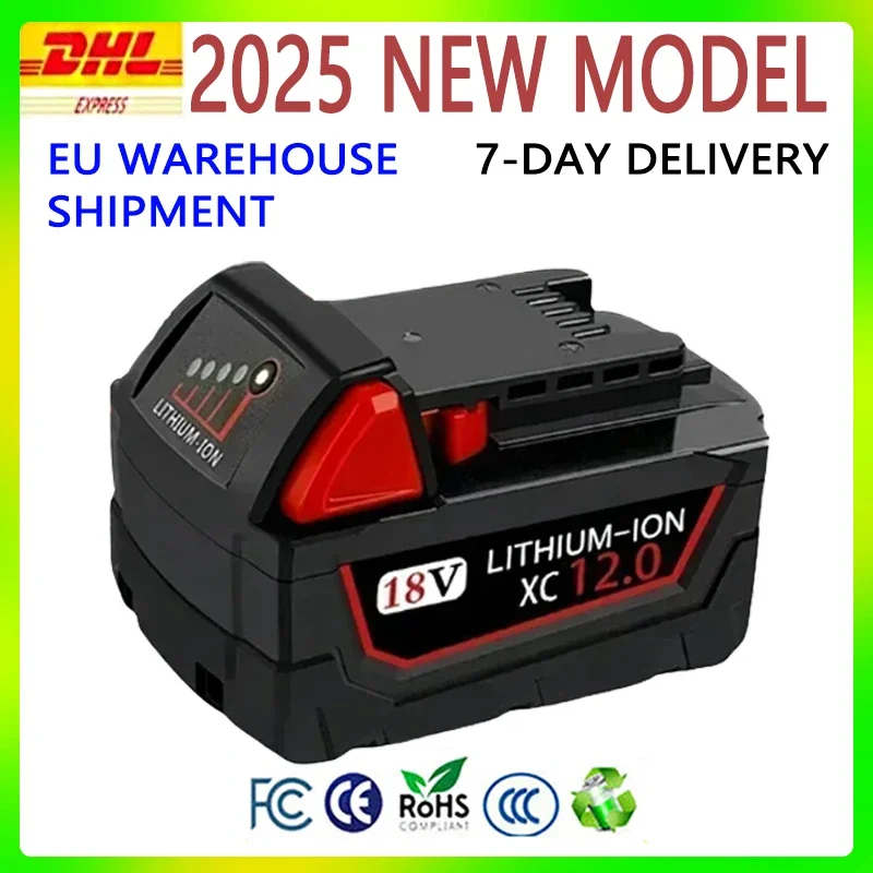 Batterie lithium-ion de remplacement originale 18V 9,0Ah pour outils électriques Milwaukee M18 48-11-1815 48-11-1850 48-11-1860 Z50