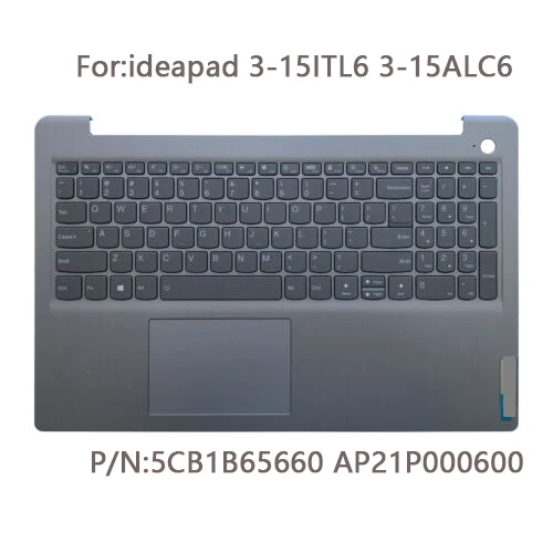 

New Original Palmrest W/ Keyboard Touchpad Backlit FPR For ideapad 3-15ITL6 3-15ALC6 5CB1B65660 AP21P000600