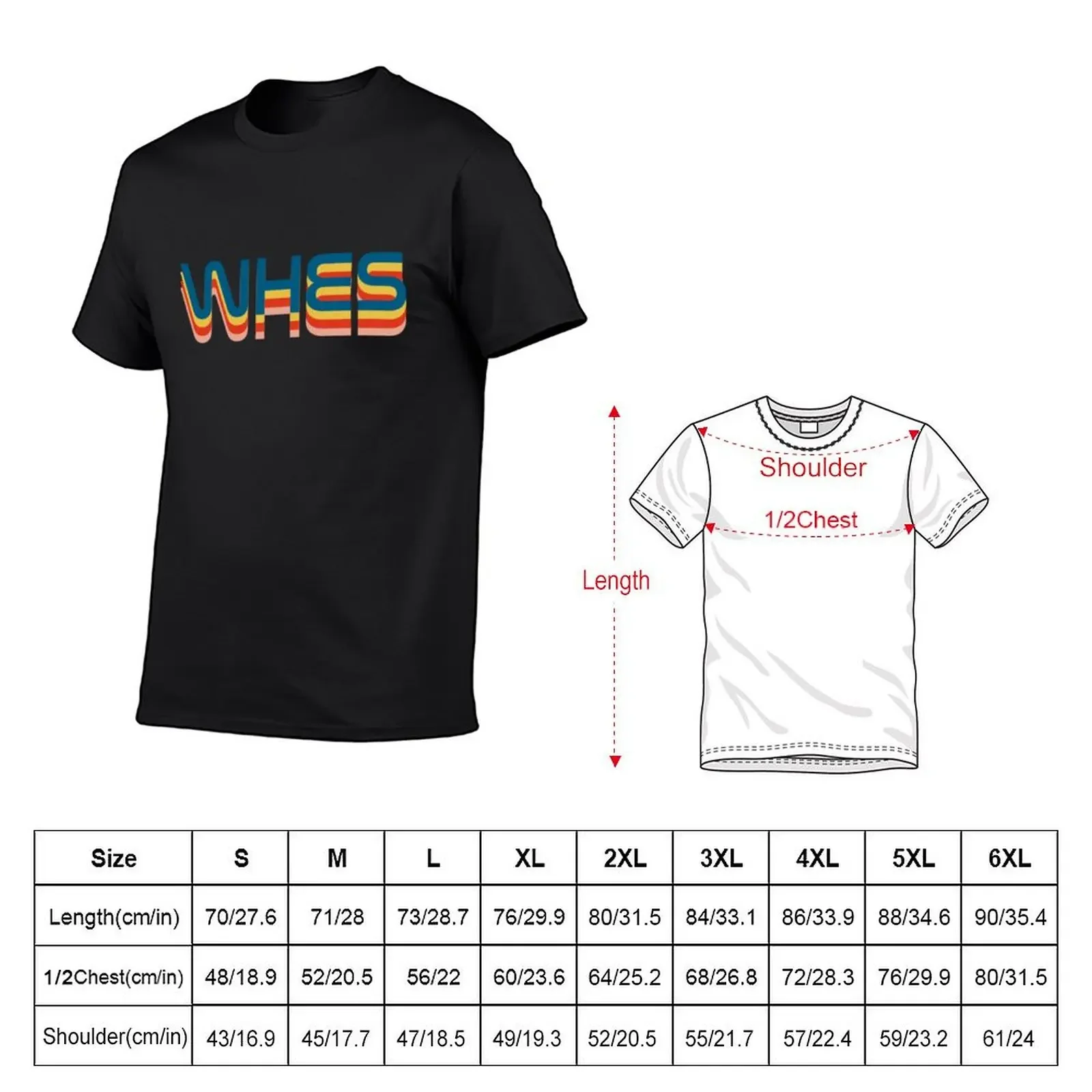 WHES 2022, but retro T-Shirt new edition Aesthetic clothing customizeds summer top mens graphic t-shirts