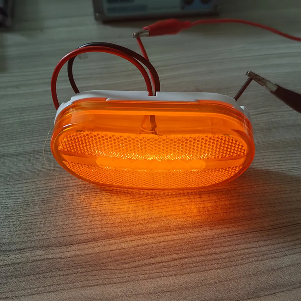 2pcs New 12v High-brightness Led Lights Truck Side Lights Truck Side Marker Lamp Contour Signal Lights