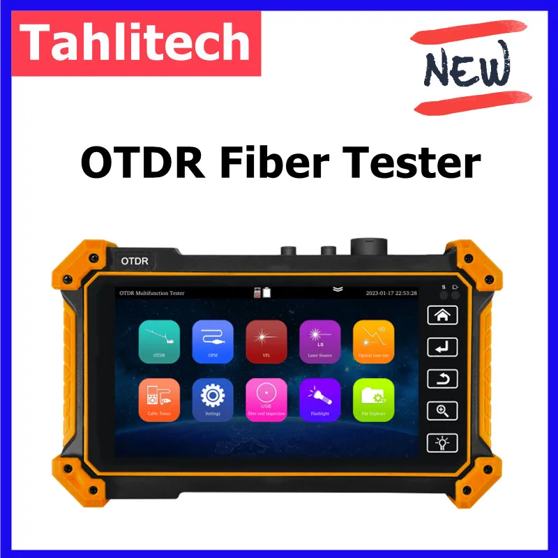 

OTDR MOT-50 5.55 Inch OLED touch screen cheaper OTDR VFL OPM Optic Fiber Cable Tester optical time-domain reflectometer