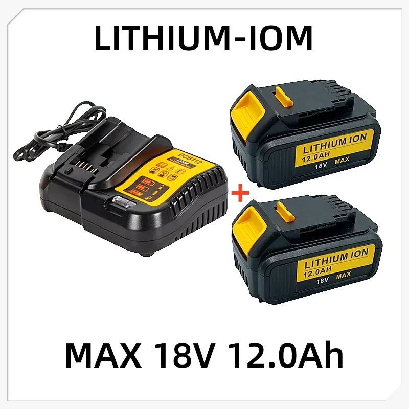 

18V 12000mAh Li-ion Battery DCB180 Rechargeable Battery For DEWALT DCB180,DCB181 XJ DCB200,DCB201,DCB201-2,DCB204,DCB20