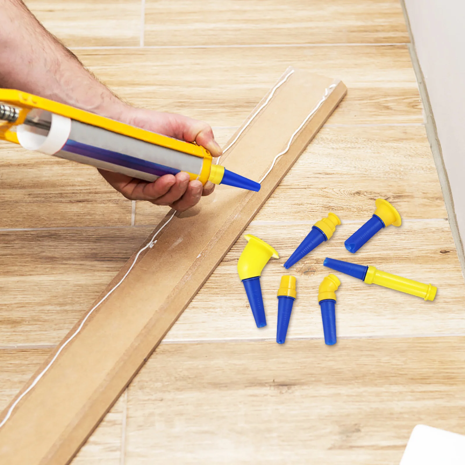 ประตูและ Windows ตะเข็บกาว Scrappers เครื่องมือ Caulk Scraper 1090X300X300 ซม.พลาสติก Applicator เคล็ดลับ