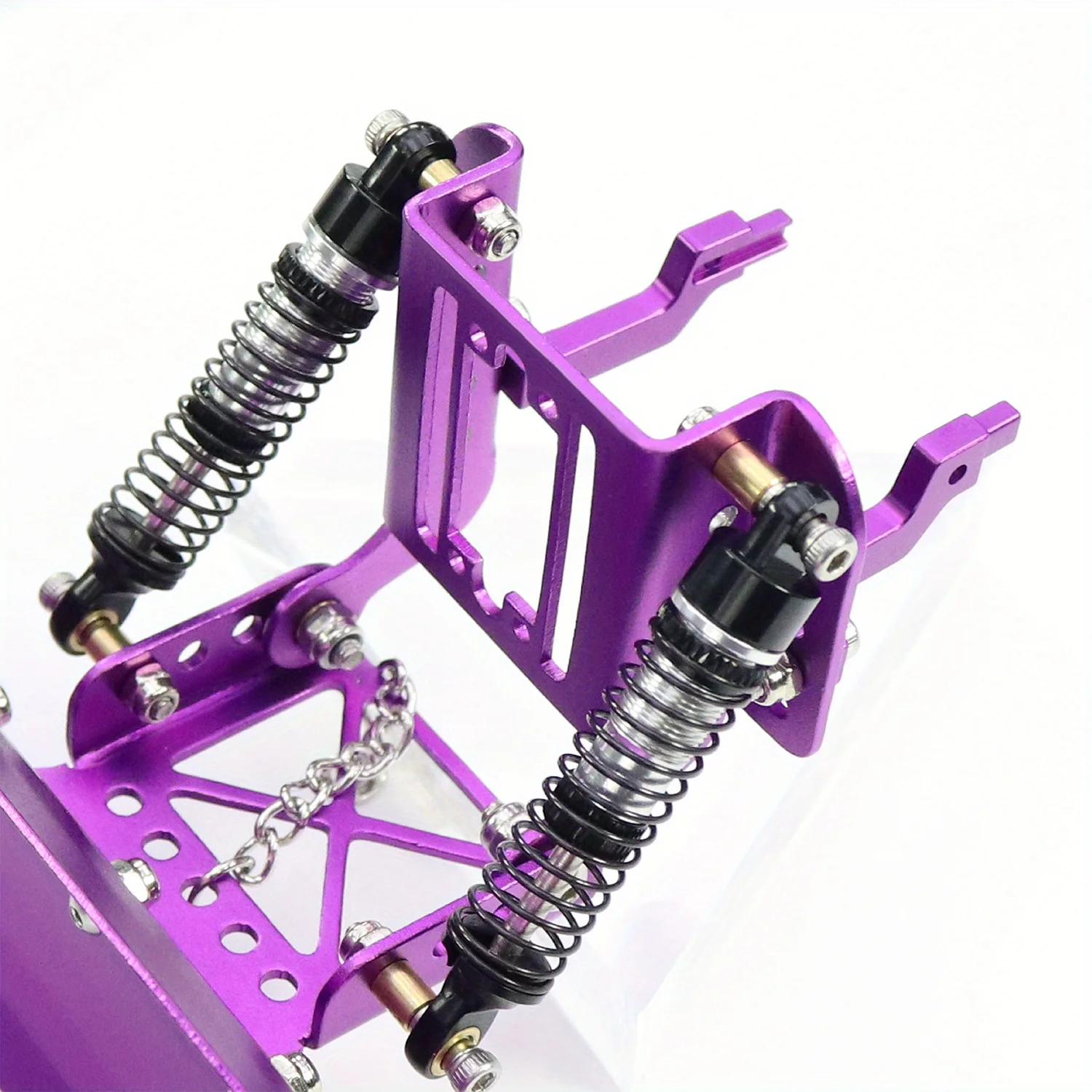 1/18 アルミ製調整可能除雪機、雪・砂用シャベル、クローラーツール、RCクローラーカーTrx4M、ブロンコ、ディフェンダー用アップグレードパーツ