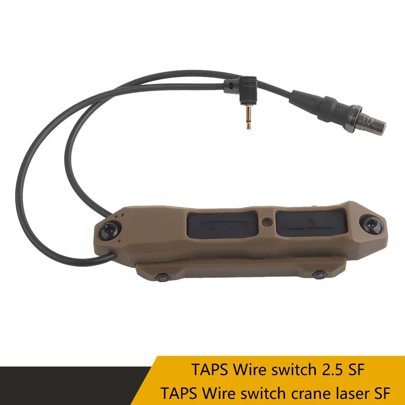 TAPS Wire Switch Crane Laser SF and TAPS Wire Switch 2.5 SF, Convenient Buttons, Adapt to Picatinny Rails