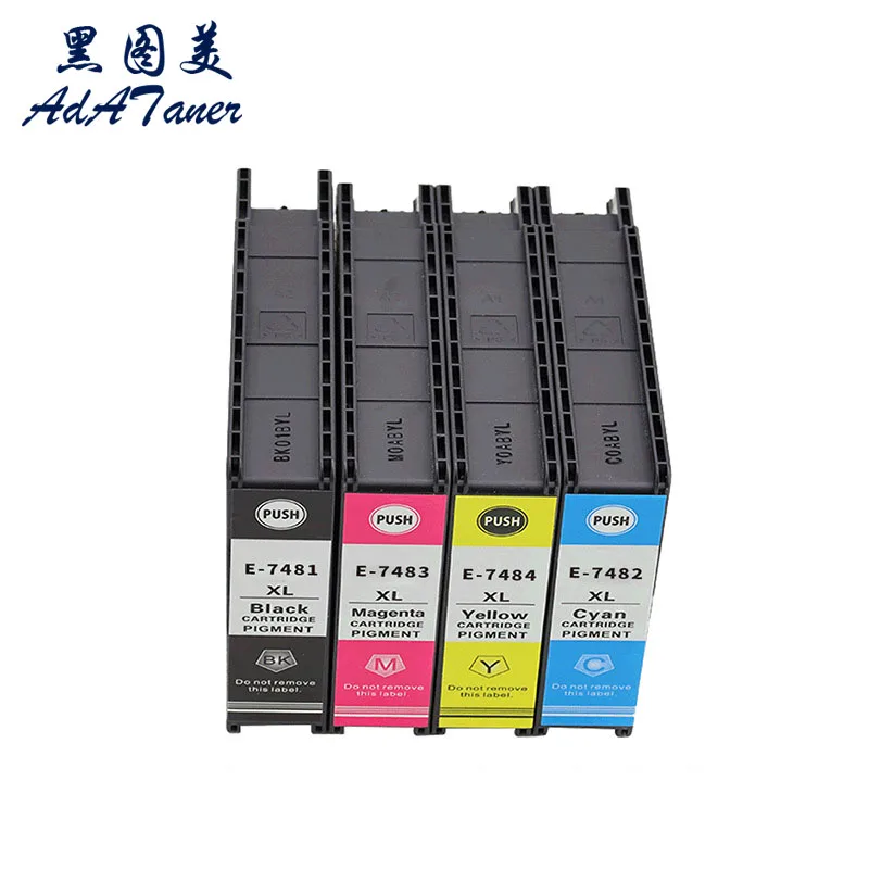 T748 T748XL 748XL T748XXL 748XXL 748 XXL Premium Compatible InkJet Ink Cartridge For Epson WF6590 WF 6590 8590 6090 6530 Printer