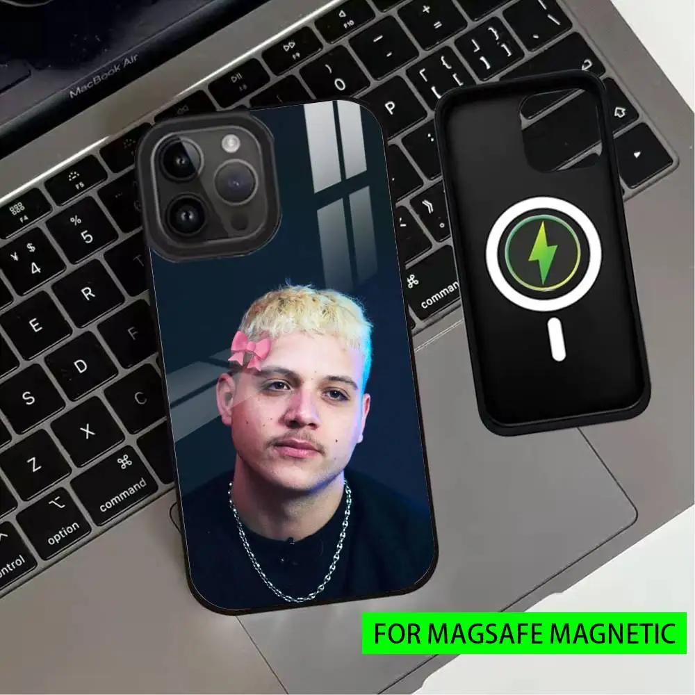 حافظة هاتف PLK French Rapper M-Mathieu لهاتف iPhone17,16,15,14,13,12,11 Plus، Pro Magnetic للشحن اللاسلكي Magsafe #5
