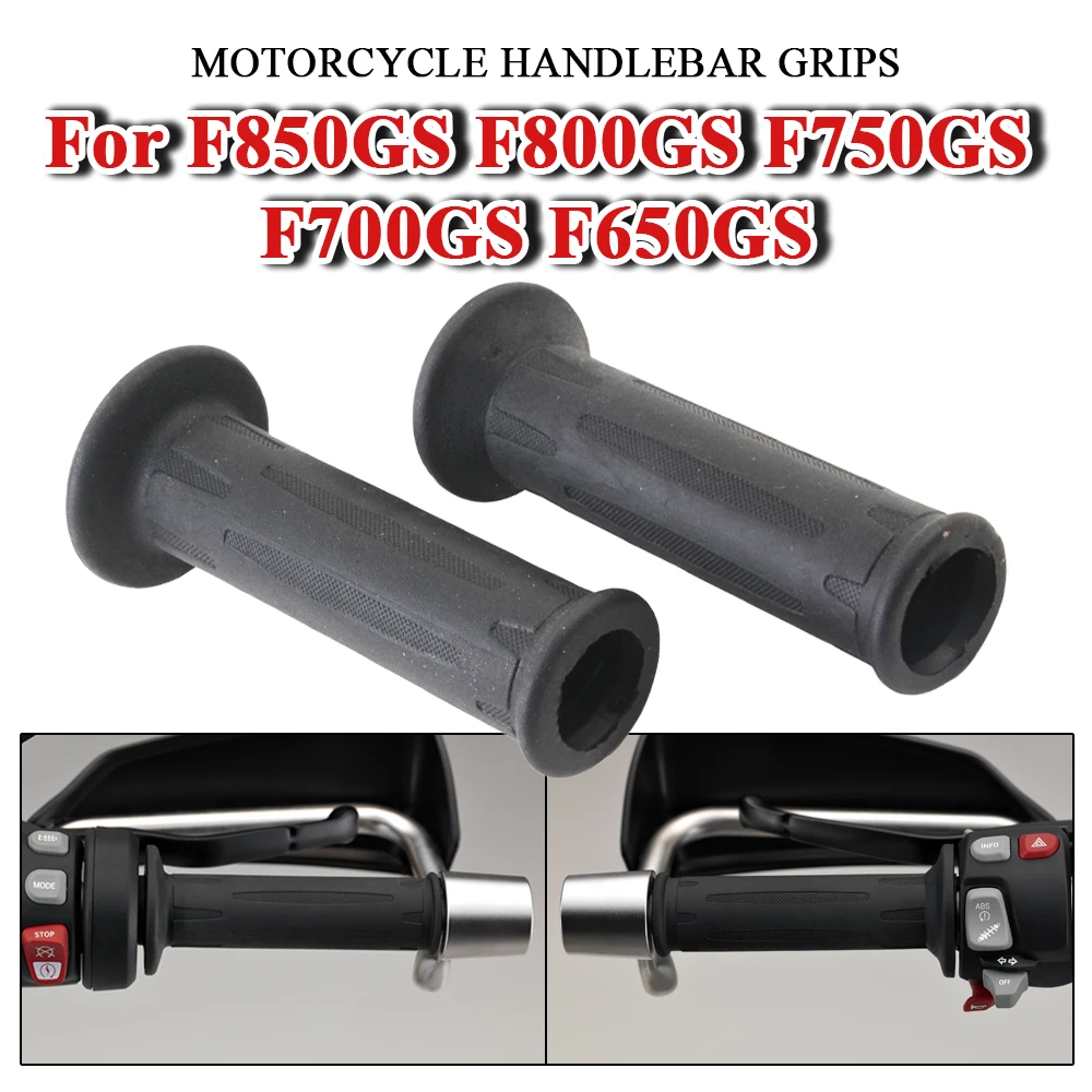 1 Pair Motorcycle Handlebar Grips Accessories For F850GS F800GS F800S F800R Rubber Handle Bar Cover For BMW F750GS F700GS F650GS