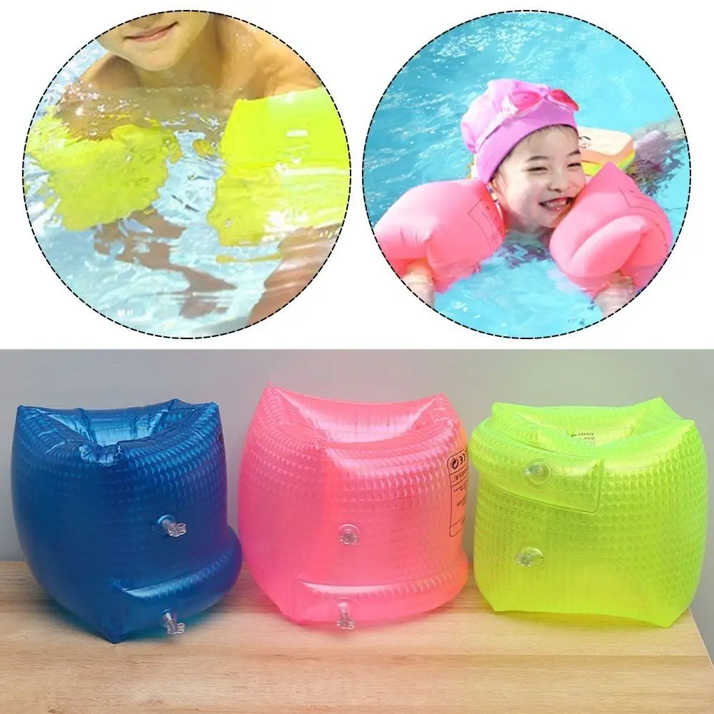 inflatable Pool Float Swim Pool Floating Luminous Arm Band Swimming Arm Ring Float Armbands Inflatable Floats Hand