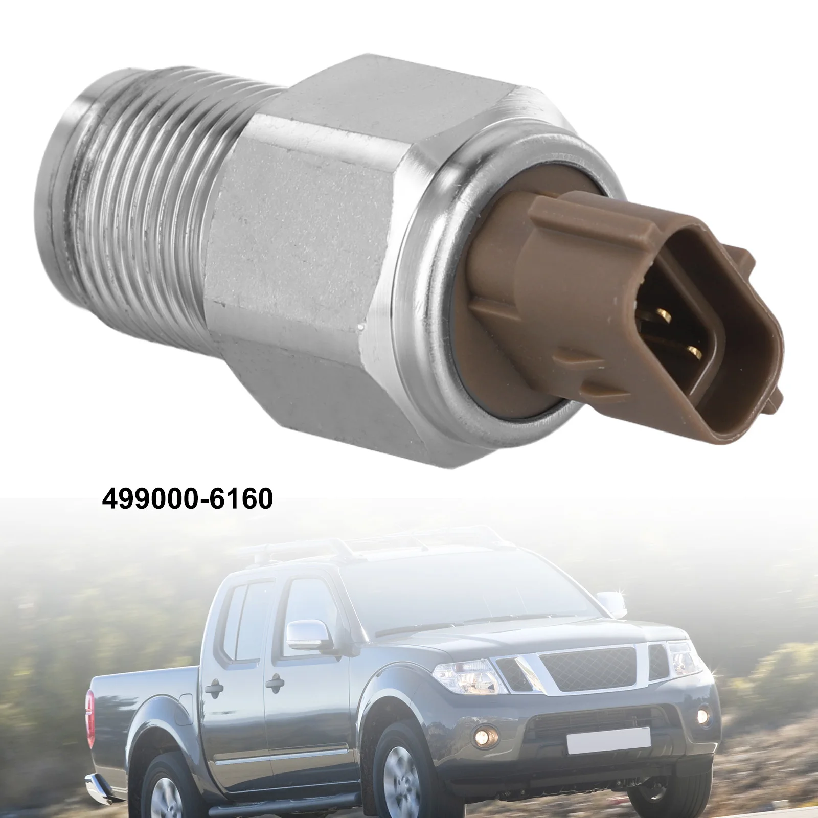 1 個の圧力センサー 499000 -6160 ABS プラスチック + 金属直接交換ナバラ D40 2.5DCI 日産ナバラ 1 個