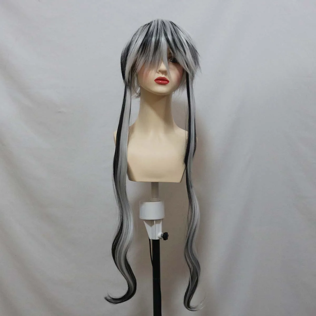 Halloween Party Land of the Lustrous Ghost Quartz Long Color Mixing Wig