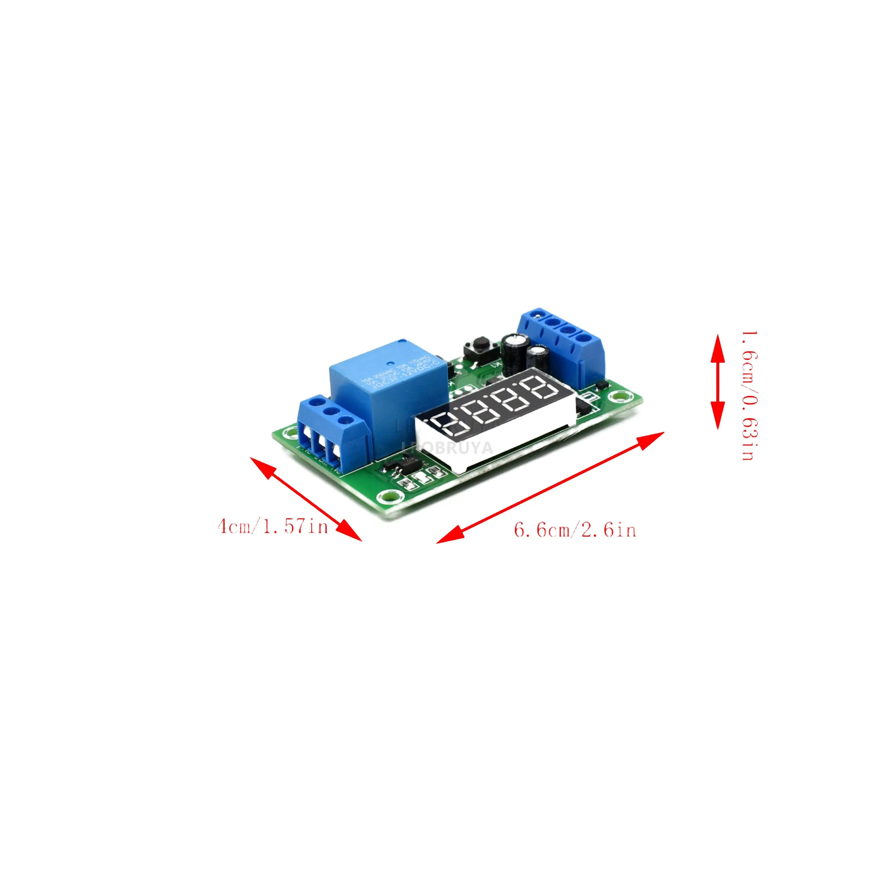 Um pacote Relé Módulo Ciclo Gatilho, Desligar, Cronometragem, Cronometragem, YYC-2S, 12V, [29109], LTa-0026