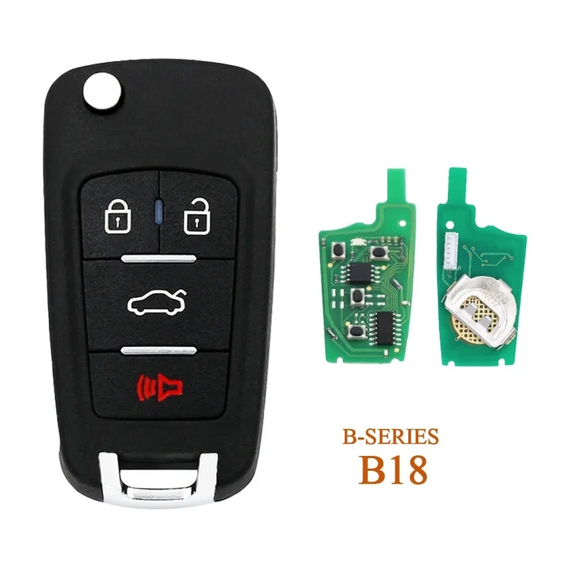 5pcs/lot KEYDIY B18 Remote Car Key 4 Buttons for Buick KD900/KD-MAX/KD-X2 Key Programmer KD MINI B Series Remote Control