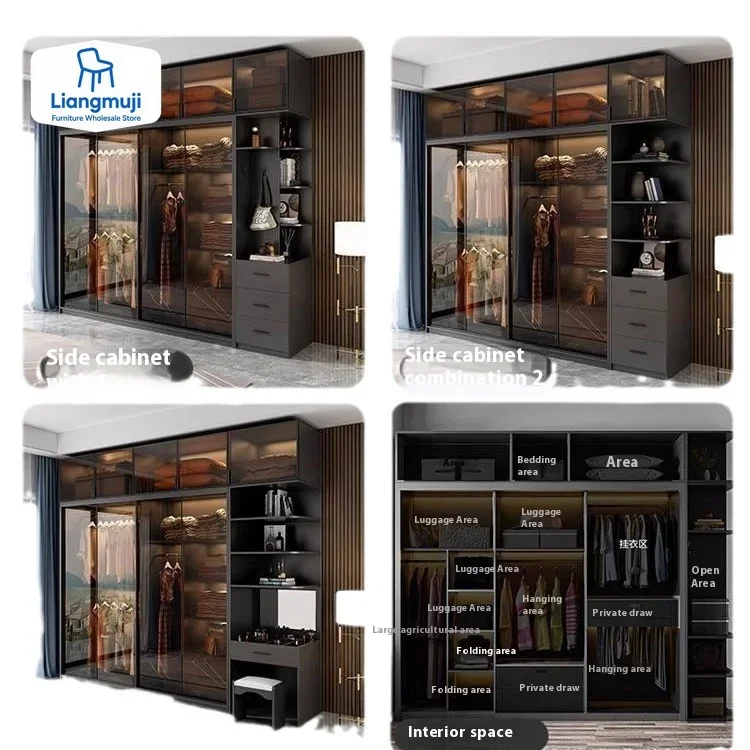 Armarios con Espejo, Armario de Almacenamiento, Vitrina, Escritorio, Armario para Ropa, Estantes de Almacenamiento, Cubo de Maquillaje Simple, Ropero, Muebles de Salón