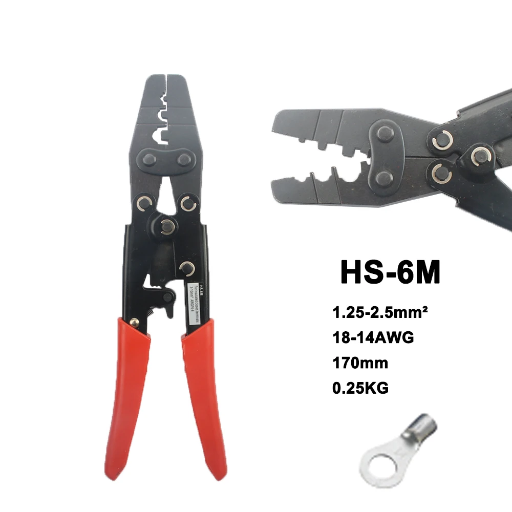 HS-6L HS-6M HX-10 HX-16 HX-26B JAPANESE STYLE CRIMPING PILER FOR terminal CRIMPING PLIERS RATCHET crimping tools