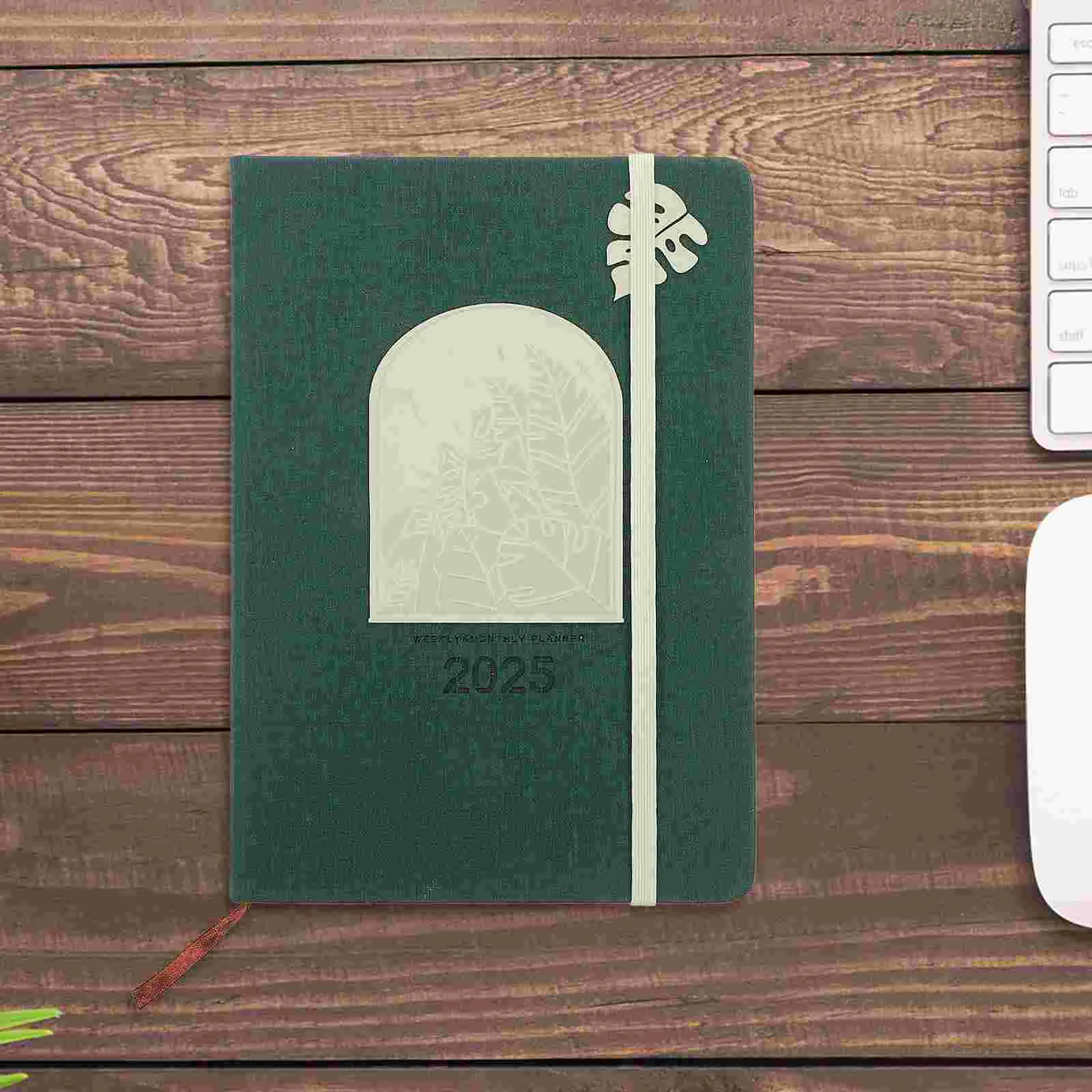English Agenda Book Multi-function Academic Planner Notebook Journal Notepad Weekly Portable A5