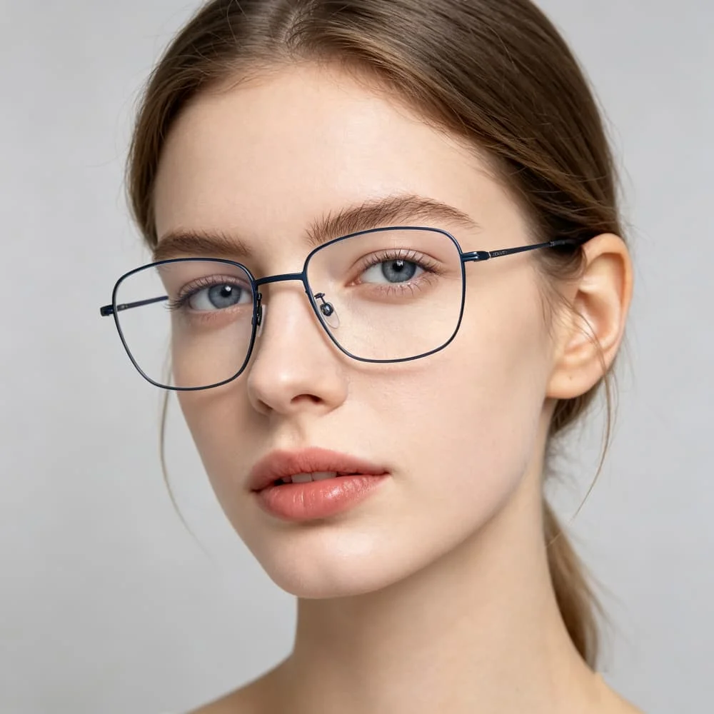 5530No‑Screw Titanium Progressive Glasses Anti‑Aging Myopia Presbyopic Eyewear Multi‑Focus Computer Optical Myopia Glasses Frame