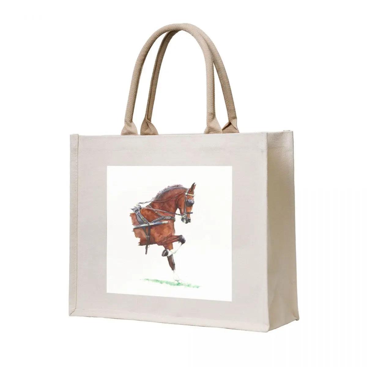 

Hackney Horse Tote Bag Woman shopper bag the tote bag reusable grocery bags Women's