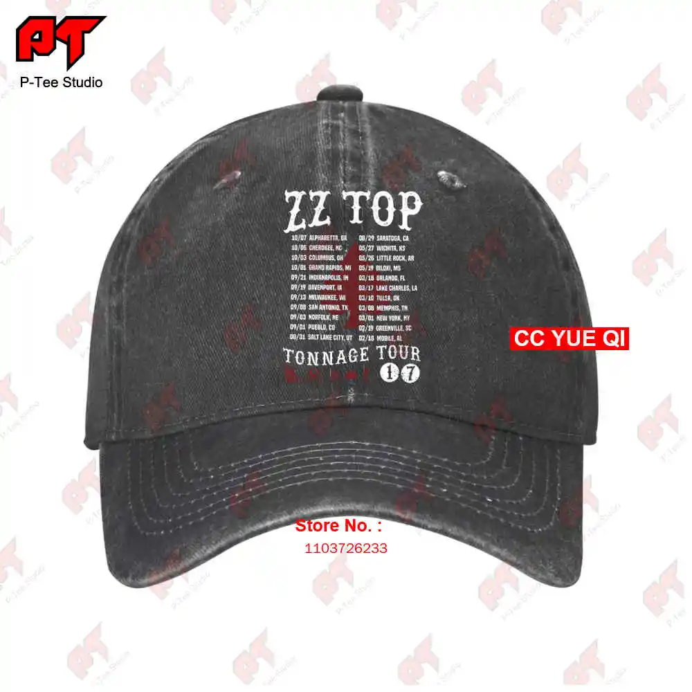 Zz Devil Tonnage Tour 2017 Satan Rock Band Album Baseball Caps Truck Cap WSNV