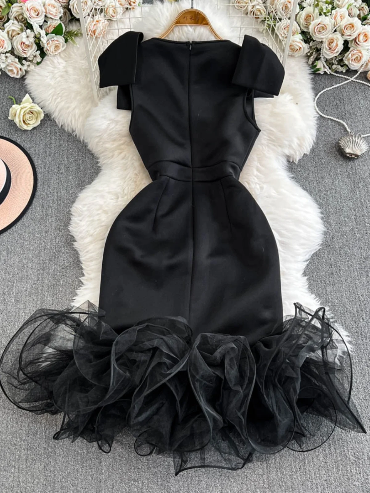 Sexy pur désir noeud v-ne Svel Me épissure Dr femmes taille cintrée moulante Dr coréen Sle